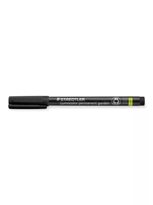 STAEDTLER Alkoholos marker, 1 mm, kúpos, STAEDTLER "Lumocolor® garden 319 GM", fekete
