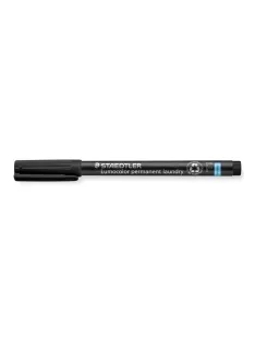   STAEDTLER Textil jelölő alkoholos marker, 0,6 mm, kúpos, STAEDTLER "Lumocolor® laundry 319 LM", fekete