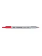 STAEDTLER Filctoll készlet, 1-3 mm, kétvégű, kimosható, STAEDTLER "Noris® 320, 12 különböző szín