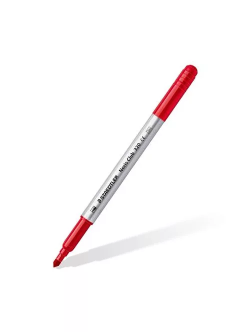 STAEDTLER Filctoll készlet, 1-3 mm, kétvégű, kimosható, STAEDTLER "Noris® 320, 12 különböző szín