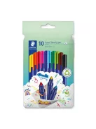 STAEDTLER Filctoll készlet, 1 mm, STAEDTLER "Triplus 323", 10 különböző szín