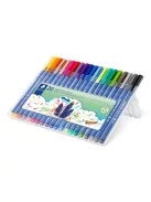 STAEDTLER Filctoll készlet, 1 mm, STAEDTLER "Triplus 323", 20 különböző szín