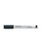 STAEDTLER Táblamarker, 1-2 mm, kúpos, STAEDTLER "Lumocolor 341", fekete