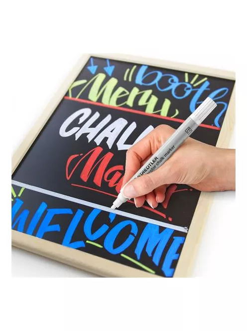 STAEDTLER Krétamarker, 2,4 mm, kúpos, STAEDTLER "Lumocolor® 344", fehér