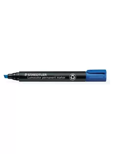   STAEDTLER Alkoholos marker, 2-5 mm, vágott, STAEDTLER "Lumocolor® 350", kék