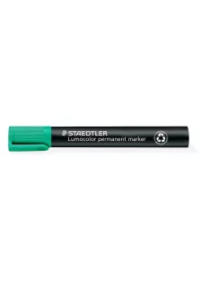   STAEDTLER Alkoholos marker, 2-5 mm, vágott, STAEDTLER "Lumocolor® 350", zöld