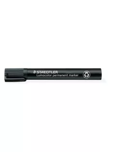   STAEDTLER Alkoholos marker, 2-5 mm, vágott, STAEDTLER "Lumocolor® 350", fekete