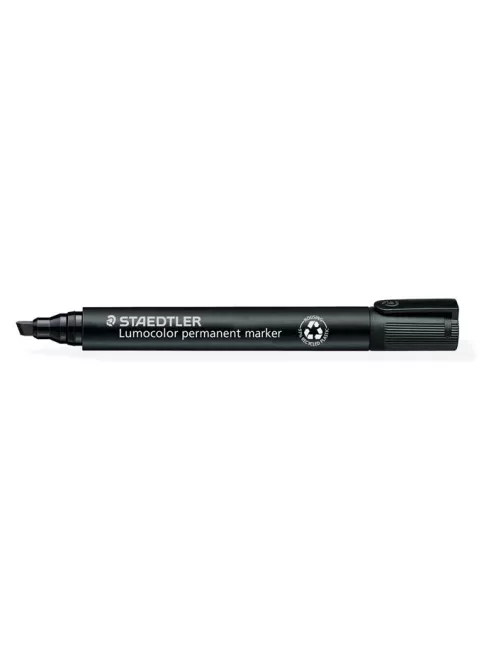 STAEDTLER Alkoholos marker, 2-5 mm, vágott, STAEDTLER "Lumocolor® 350", fekete