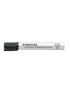 STAEDTLER Táblamarker, 2 mm, kúpos, STAEDTLER "Lumocolor® 351", fekete