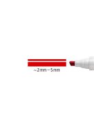 STAEDTLER Táblamarker, 2-5 mm, vágott, STAEDTLER "Lumocolor® 351 B", piros