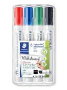 STAEDTLER Táblamarker készlet, 2-5 mm, vágott, STAEDTLER "Lumocolor® 351 B", 4 különböző szín