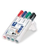 STAEDTLER Táblamarker készlet, 2-5 mm, vágott, STAEDTLER "Lumocolor® 351 B", 4 különböző szín