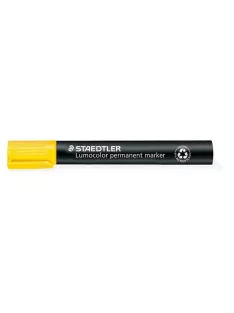   STAEDTLER Alkoholos marker, 2 mm, kúpos, STAEDTLER "Lumocolor® 352", sárga