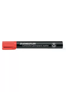   STAEDTLER Alkoholos marker, 2 mm, kúpos, STAEDTLER "Lumocolor® 352", piros