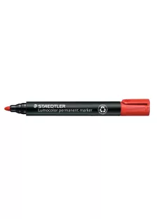   STAEDTLER Alkoholos marker, 2 mm, kúpos, STAEDTLER "Lumocolor® 352", piros