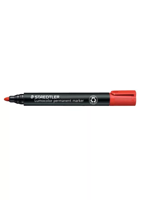 STAEDTLER Alkoholos marker, 2 mm, kúpos, STAEDTLER "Lumocolor® 352", piros