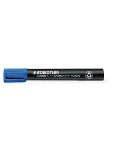   STAEDTLER Alkoholos marker, 2 mm, kúpos, STAEDTLER "Lumocolor® 352", kék