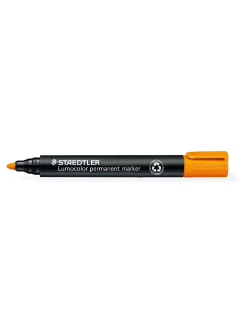 STAEDTLER Alkoholos marker, 2 mm, kúpos, STAEDTLER "Lumocolor® 352", narancssárga