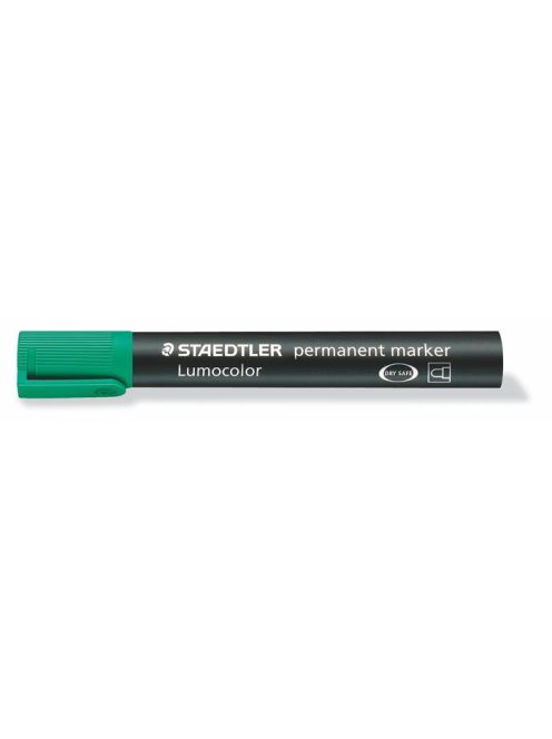 STAEDTLER Alkoholos marker, 2 mm, kúpos, STAEDTLER "Lumocolor® 352", zöld