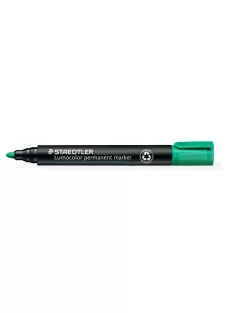   STAEDTLER Alkoholos marker, 2 mm, kúpos, STAEDTLER "Lumocolor® 352", zöld