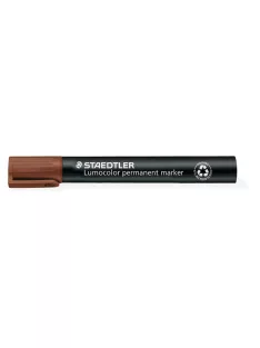   STAEDTLER Alkoholos marker, 2 mm, kúpos, STAEDTLER "Lumocolor® 352", barna