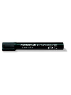   STAEDTLER Alkoholos marker, 2 mm, kúpos, STAEDTLER "Lumocolor® 352", fekete