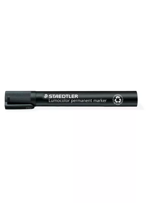 STAEDTLER Alkoholos marker, 2 mm, kúpos, STAEDTLER "Lumocolor® 352", fekete