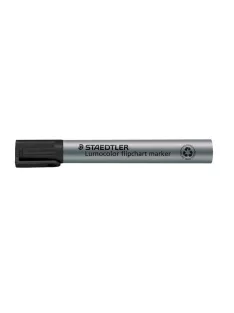   STAEDTLER Flipchart marker, 2 mm, kúpos, STAEDTLER "Lumocolor 356", fekete