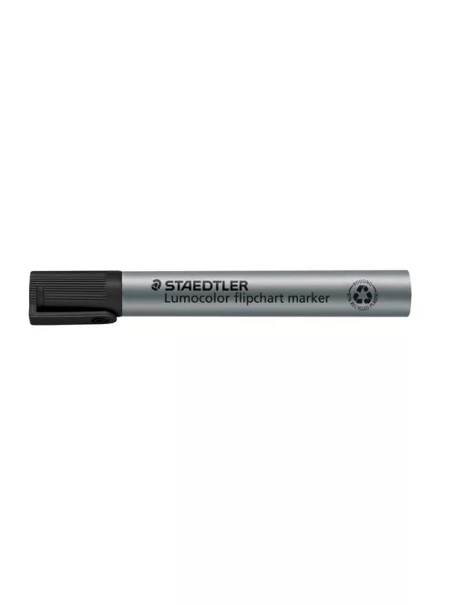 STAEDTLER Flipchart marker, 2 mm, kúpos, STAEDTLER "Lumocolor 356", fekete