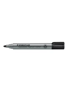   STAEDTLER Flipchart marker, 2 mm, kúpos, STAEDTLER "Lumocolor 356", fekete