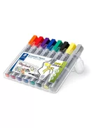 STAEDTLER Flipchart marker vegyes készlet, 2/2-5 mm, STAEDTLER "Lumocolor® 356", 8 különböző szín