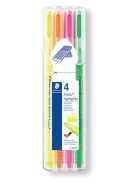 STAEDTLER Szövegkiemelő készlet, 1-4 mm, STAEDTLER "Triplus 362", 4 különböző szín