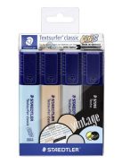 STAEDTLER Szövegkiemelő készlet, 1-5 mm, STAEDTLER "Textsurfer Classic Pastel 364 C", 4 különböző szín