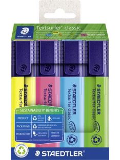   STAEDTLER Szövegkiemelő készlet, 1-5 mm, STAEDTLER "Textsurfer® classic 364 R" 4 különböző szín
