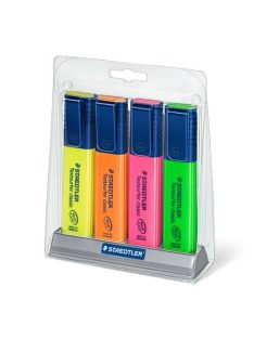   STAEDTLER Szövegkiemelő készlet, 1-5 mm, asztali, STAEDTLER "Classic 364", 4 különböző szín
