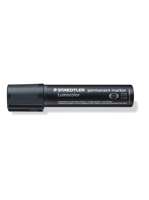 STAEDTLER Alkoholos marker, 2-12 mm, vágott, STAEDTLER "Lumocolor® 388", fekete