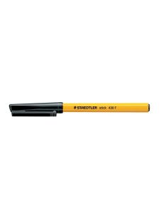   STAEDTLER Golyóstoll, 0,3 mm, kupakos, STAEDTLER "Stick 430 F", fekete