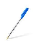 STAEDTLER Golyóstoll, 0,5 mm, kupakos, STAEDTLER "Stick 430 M", kék