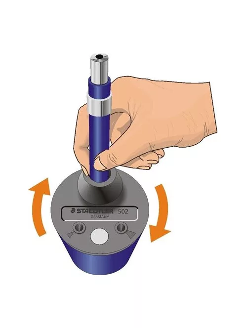 STAEDTLER Hegyező, egylyukú, 2 mm-es hegyhez, STAEDTLER "Mars 502"