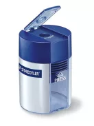 STAEDTLER Hegyező, egylyukú, tartályos, STAEDTLER "511", kék