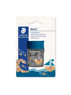  STAEDTLER Hegyező, kétlyukú, tartályos, STAEDTLER "512", óceán