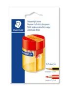 STAEDTLER Hegyező, kétlyukú, STAEDTLER "511 006", vegyes színek