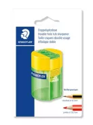 STAEDTLER Hegyező, kétlyukú, STAEDTLER "511 006", vegyes színek