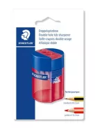 STAEDTLER Hegyező, kétlyukú, STAEDTLER "511 006", vegyes színek