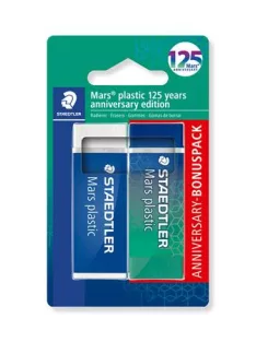   STAEDTLER Radír, STAEDTLER "Mars® Plastic 526 , 125 years", kék-zöld