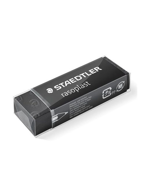 STAEDTLER Radír, STAEDTLER "Rasoplast B20", fekete