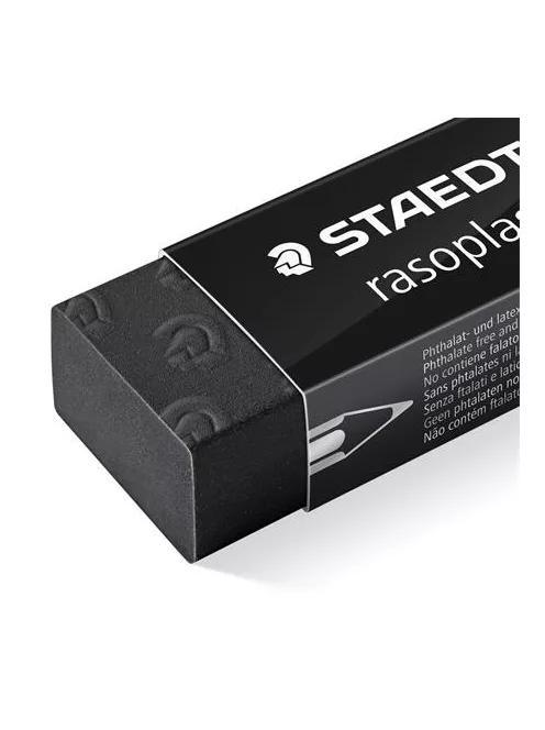 STAEDTLER Radír, STAEDTLER "Rasoplast B20", fekete