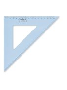 STAEDTLER Háromszög vonalzó, műanyag, 45°, 16 cm, STAEDTLER "Mars 567", átlátszó kék