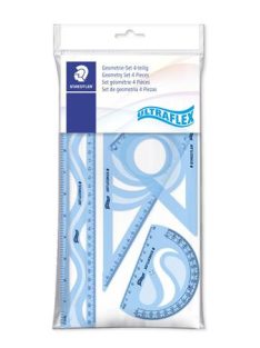   STAEDTLER Vonalzókészlet, műanyag, hajlítható, 4 darabos, STAEDTLER "569 PB", vegyes színek