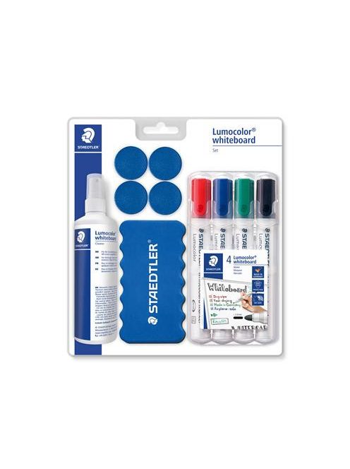 STAEDTLER Táblamarker készlet, 2 mm, kúpos, STAEDTLER "Lumocolor® Set 613 S", 10 darabos